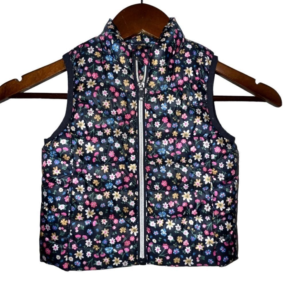 Kid's Primark Floral Print Puffer Vest